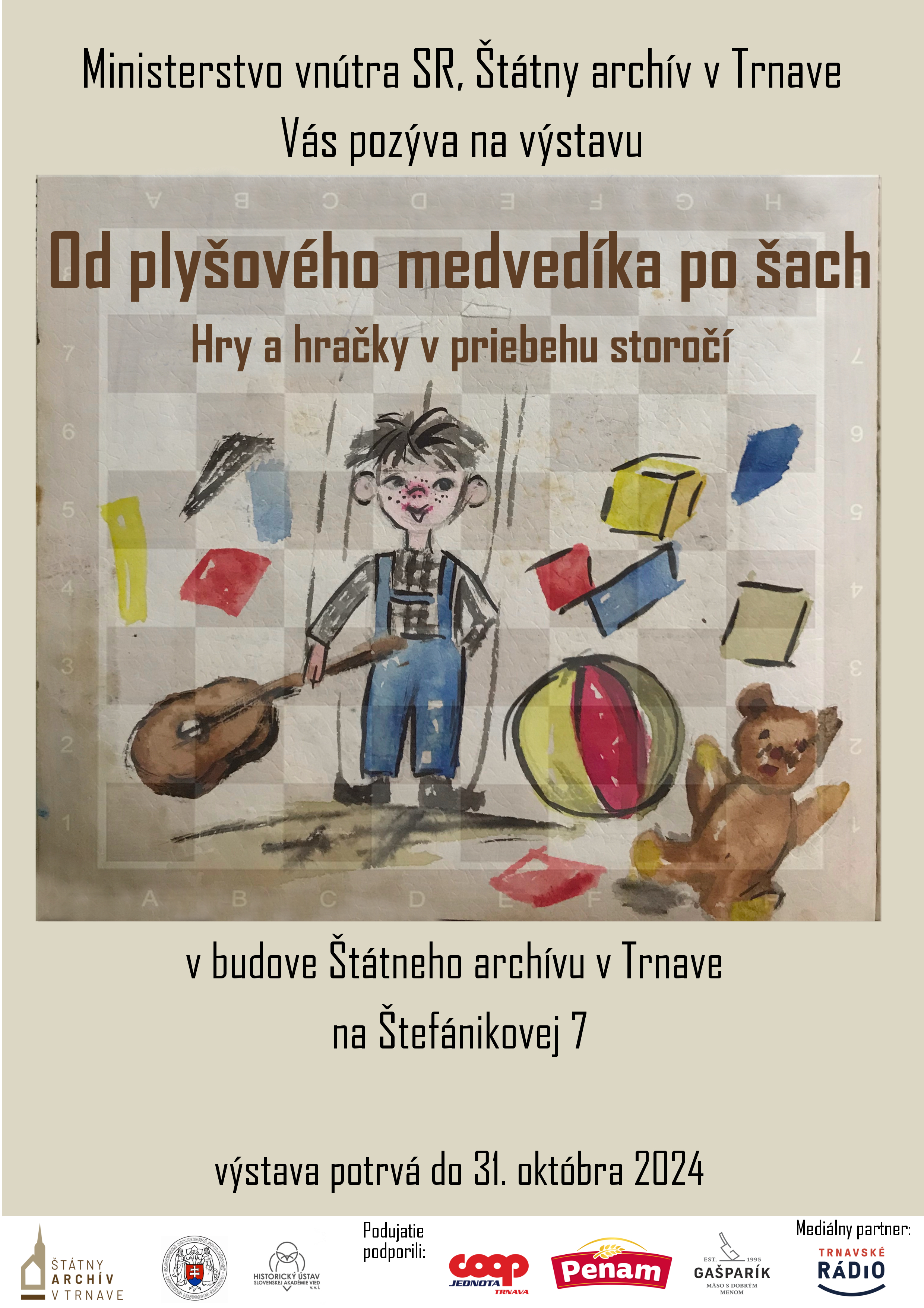 Výstava v Štátnom archíve v Trnave do 31. októbra 2024